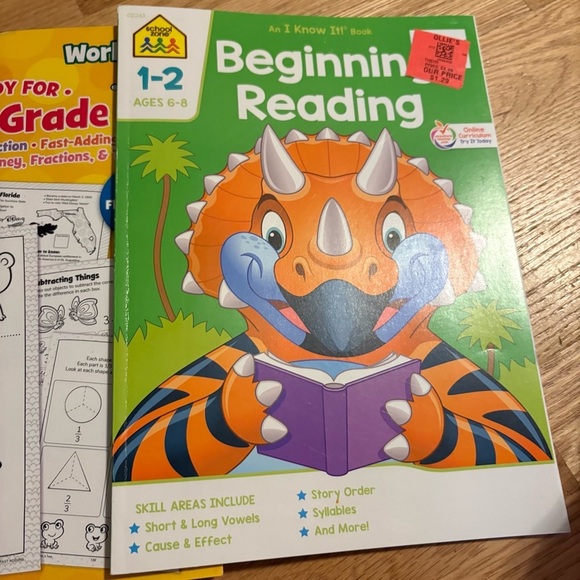 Educational Workbook Set 1st Grade Crayola Beginnjng Reading Step Up Kids NEW - Picture 5 of 6